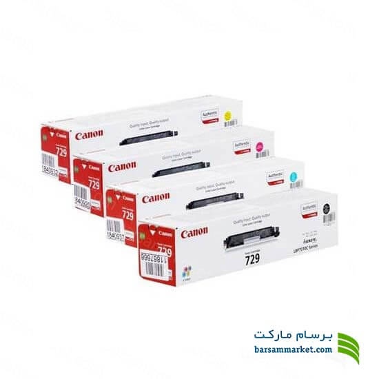 کارتریج تونر (طرح فابریک) 729 پرینتر لیزری کانن-چهاررنگ کارتریج تونر (طرح فابریک) 729 پرینتر لیزری کانن-چهاررنگ
