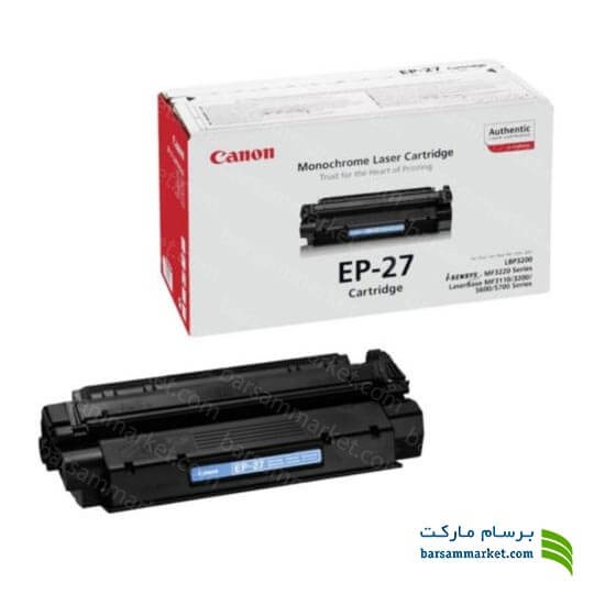 کارتریج تونر (طرح فابریک) سیاه EP-27 پرینتر لیزری کانن کارتریج تونر (طرح فابریک) سیاه EP-27 پرینتر لیزری کانن