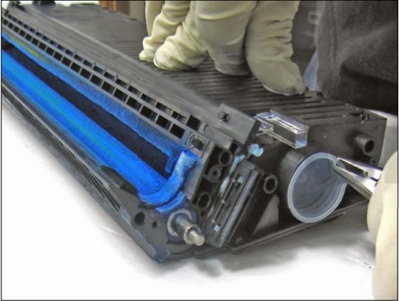 آموزش شارژ کارتریج تونر رنگی HP 5500