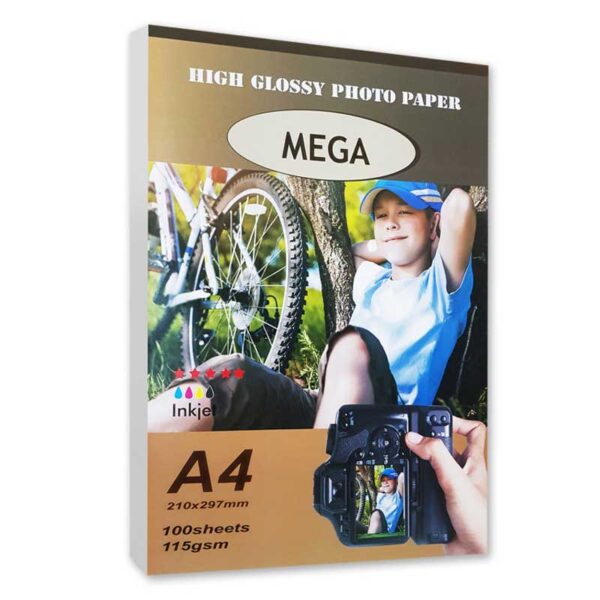 کاغذ گلاسه مگا Mega 115g A4