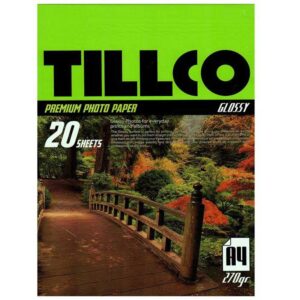 کاغذ عکس Tillco Glossy Premium Photo Paper َA4 بسته ۲۰ عددی